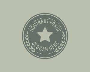 Army Soldier Star  logo design