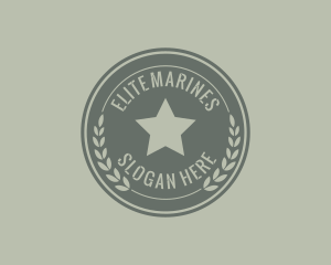 Marines - Army Soldier Star logo design