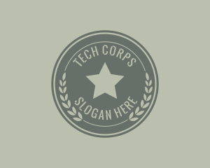 Corps - Army Soldier Star logo design