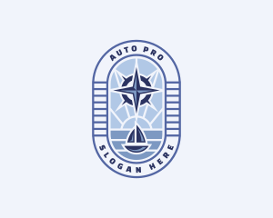Location - Boat Compass Sailing logo design