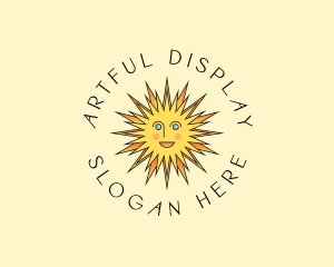 Happy Sun Shine logo design