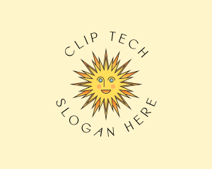 Happy Sun Shine logo design