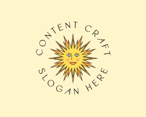 Happy Sun Shine logo design