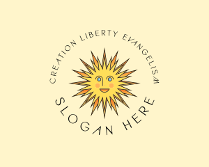 Happy Sun Shine logo design