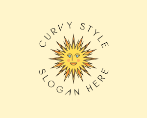 Happy Sun Shine logo design