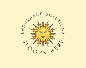 Happy Sun Shine logo design