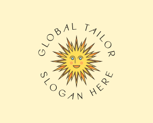 Happy Sun Shine logo design