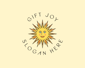 Happy Sun Shine logo design