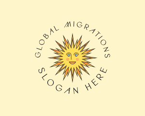 Happy Sun Shine logo design