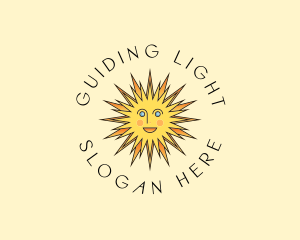 Happy Sun Shine logo design