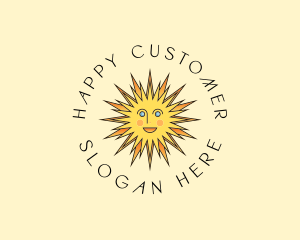 Happy Sun Shine logo design