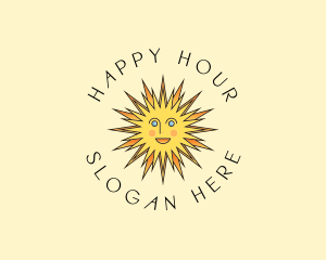 Happy Sun Shine logo design