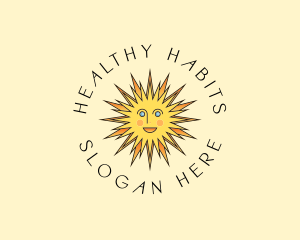 Happy Sun Shine logo design