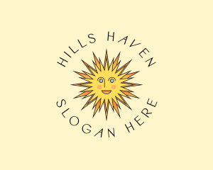 Happy Sun Shine logo design