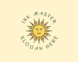 Happy Sun Shine logo design