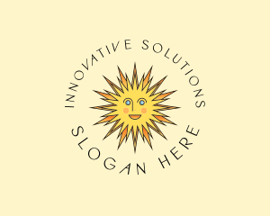 Happy Sun Shine logo design