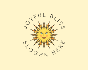 Happy Sun Shine logo design