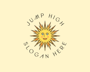 Happy Sun Shine logo design