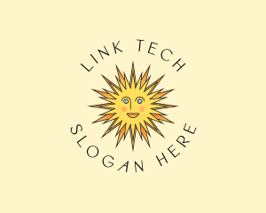 Happy Sun Shine logo design