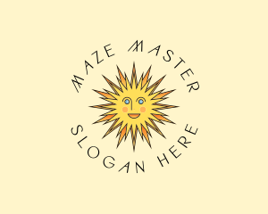 Happy Sun Shine logo design