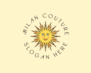 Happy Sun Shine logo design