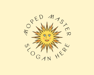 Happy Sun Shine logo design