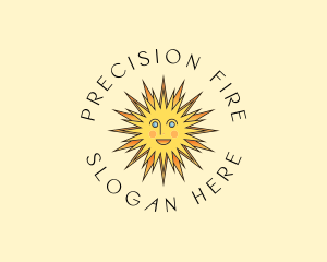 Happy Sun Shine logo design