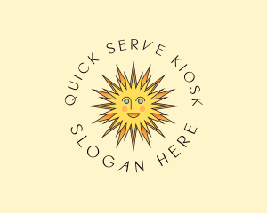 Happy Sun Shine logo design