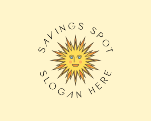 Happy Sun Shine logo design