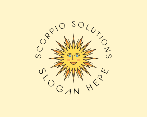 Happy Sun Shine logo design