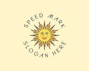 Happy Sun Shine logo design