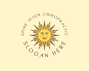 Happy Sun Shine logo design