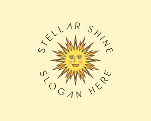 Happy Sun Shine logo design