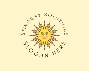 Happy Sun Shine logo design