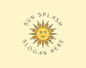 Happy Sun Shine logo design