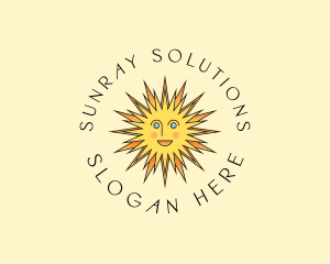 Happy Sun Shine logo design