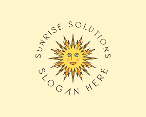 Happy Sun Shine logo design