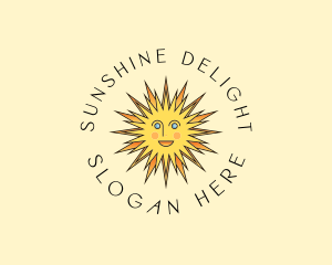 Happy Sun Shine logo design