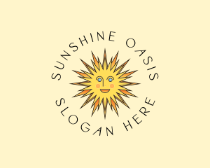 Happy Sun Shine logo design