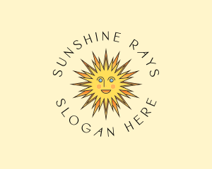 Happy Sun Shine logo design