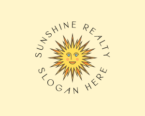 Happy Sun Shine logo design