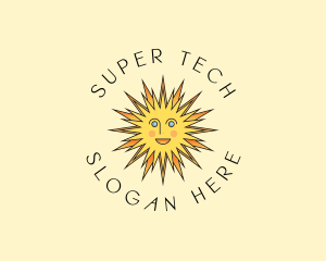 Happy Sun Shine logo design