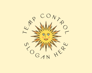 Happy Sun Shine logo design