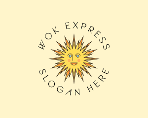 Happy Sun Shine logo design