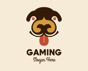 Happy Puppy Face  Logo