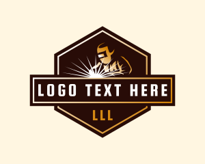 Industrial Welder Fabrication logo design