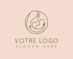 Minimalist Mother Care Logo