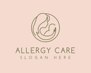 Minimalist Mother Care logo design