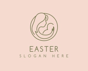 Maternity - Minimalist Mother Care logo design