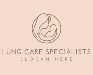 Minimalist Mother Care logo design